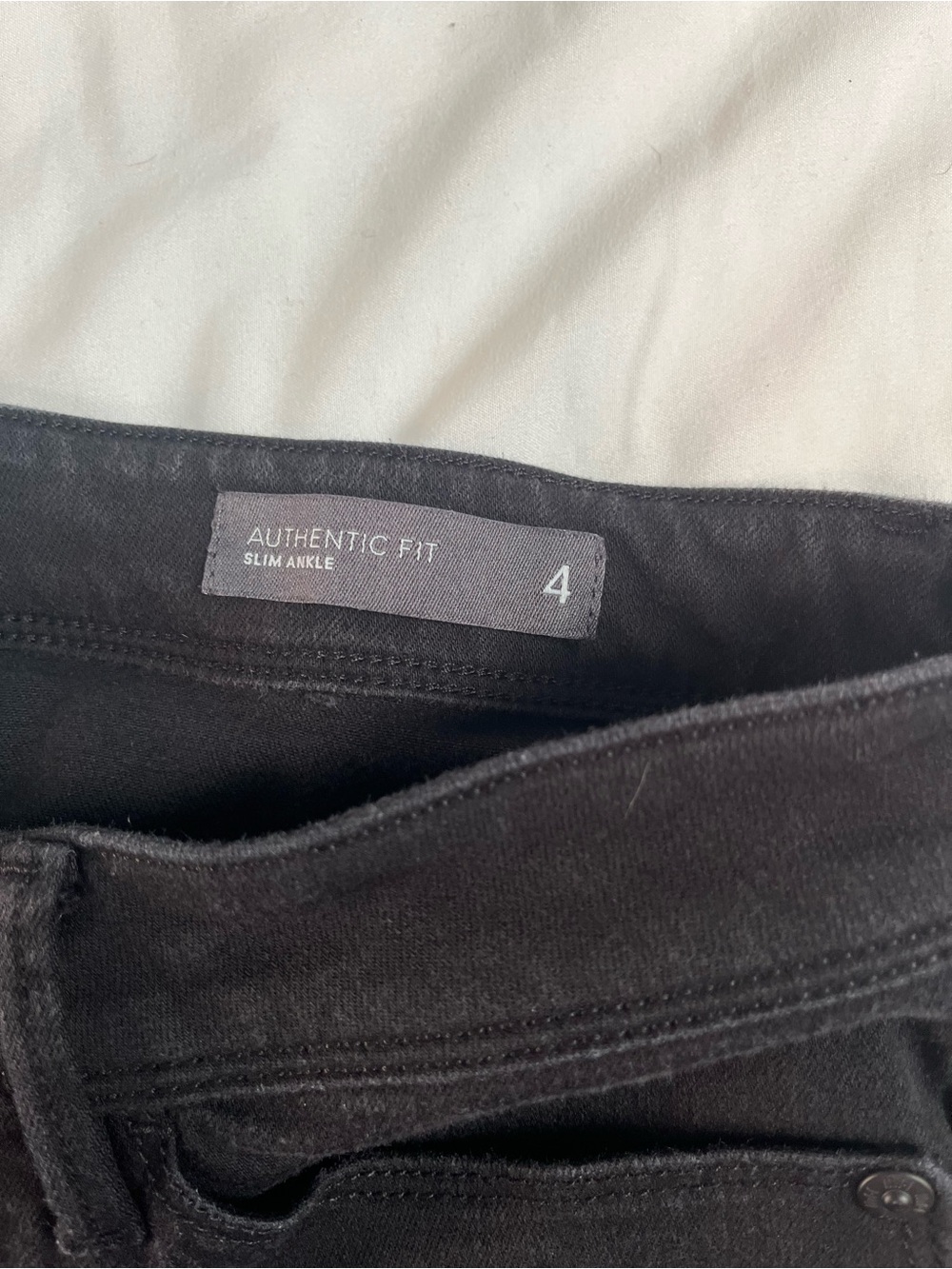 Women’s J Jill Black Straight-Leg Jeans - Classic Everyday Style size 4 - Picture 5 of 7